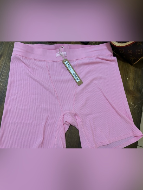 SKIMS Other - SKIMS Bubblegum Pink Ribbed Bike Shorts
